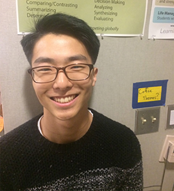 SINCERE REFLECTION Senior Jun Ahn reflects on the grueling torture that was the college application process. Ahn, an involved member in several clubs and sports at IHS, is grateful for the lessons he has learned in high school. Ahn says, “I started working on college essays the summer before senior year with a tutor.”
