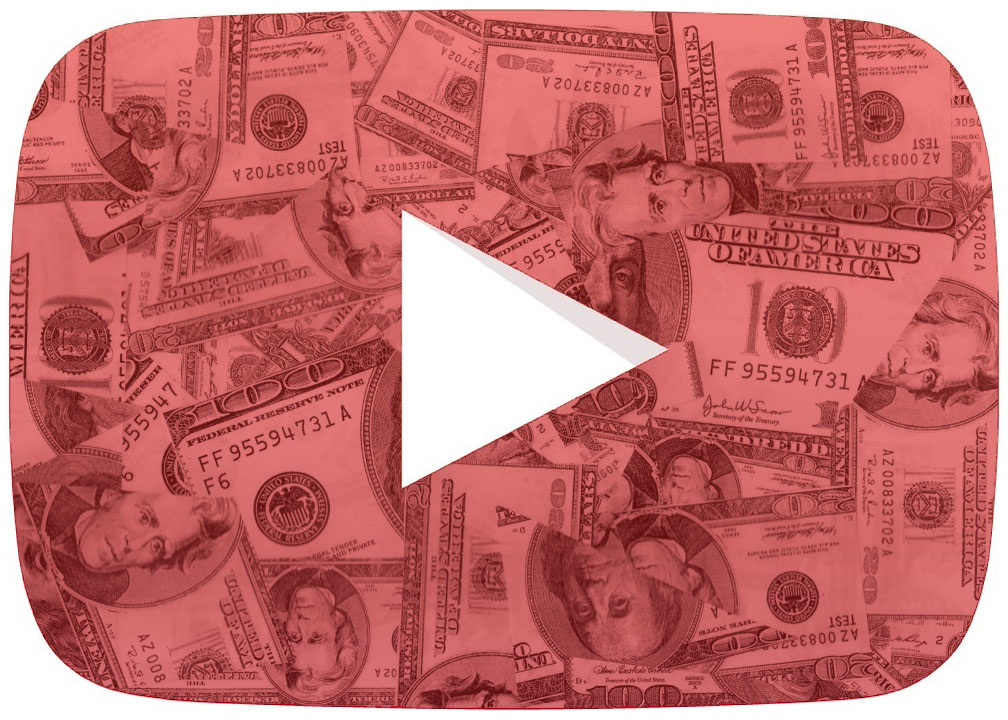 YOUTUBE DROPOUT: YouTube logo made of money. There’s still a chance to be a high school dropout and still be successful. Although, the chances are very minimum and here are many other components to consider.