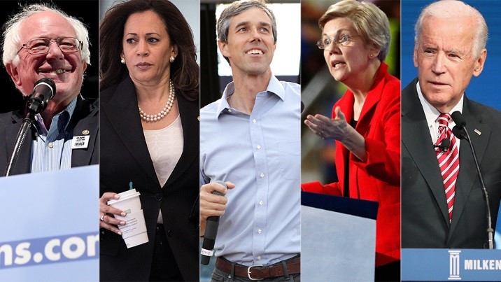 Sanders, Harris, O’Rourke, Warren, Biden. Five of the top Democratic candidates, but only one can secure the nomination. Who will succeed in the elections this year?