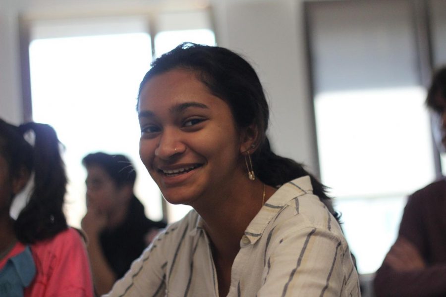 WORK HARD, HAVE FUN Students at Issaquah High, such as freshman Anagha Rao, enjoy their time learning in the classroom. 